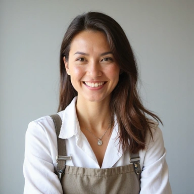 Portrait professionnel d'un(e) nutritionniste souriant(e) et bienveillant(e)